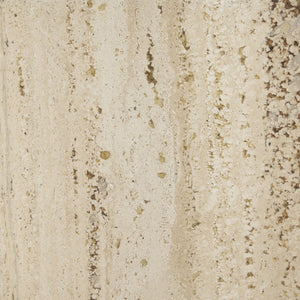 Mercana Shivon Elegant Mango Wood and Travertine Dining Table - Perfect for Modern and Rustic Interiors 94" Lt Brown Wood Top | Lt Brown Wood & Travertine Legs 70850-AB