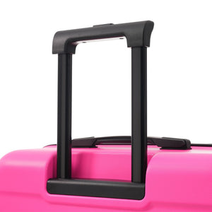 English Elm Hardshell 3 Piece Luggage Set Abs Spinner Suitcase with Tsa Lock Telescoping Handle Pink N732P308497H