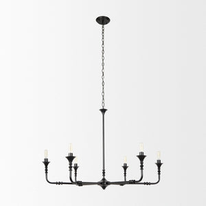 Mercana Gabriel Large Chandelier – Elevate Your Space with a Stunning Transitional Design for Modern Living Matte Black | Small 70694