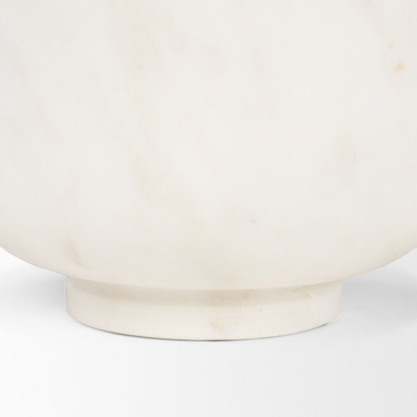 Mercana Katora Premium Marble Bowl - Elegant Décor Accent for Home or Office, Perfect for Serving or Display White Marble | Small 70937