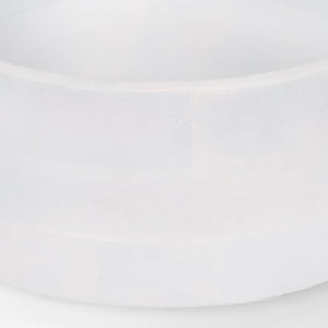 Mercana Kadara Elegant Solid Mango Wood Bowl - Versatile Centerpiece for Serving and Home Decor White Wash | Wood 70938