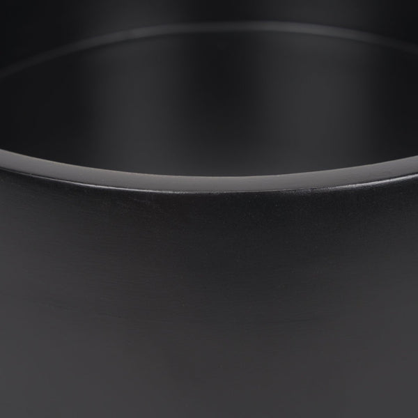 Mercana Kadara Elegant Solid Mango Wood Bowl - Versatile Centerpiece for Serving and Home Decor Black Wood 70939