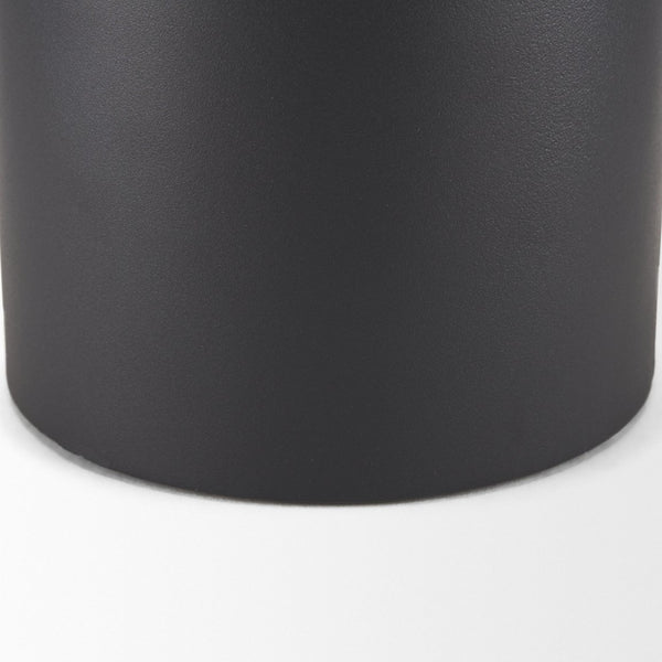 Mercana Tosca Matte Metal Vase – Sleek Modern Accent for Dried Flowers, Elegant Home Decor Piece Black Metal | Small 70945