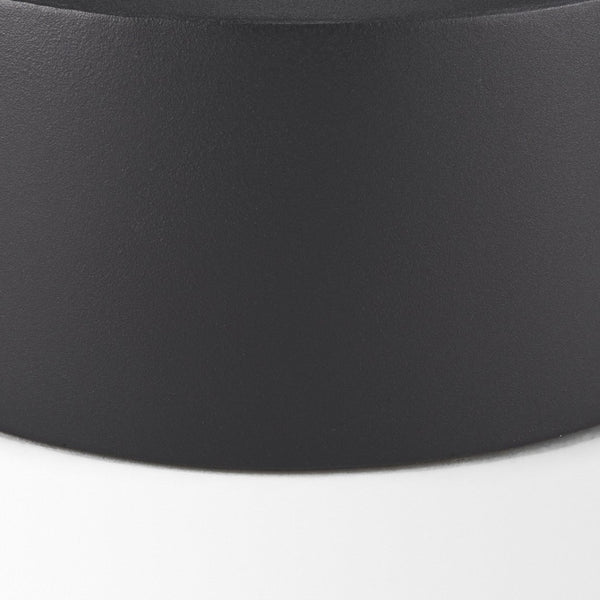 Mercana Tosca Matte Metal Vase – Sleek Modern Accent for Dried Flowers, Elegant Home Decor Piece Black Metal | Medium 70946