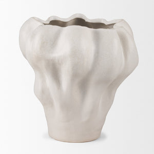 Mercana Vanna Sculptural Decorative Vase with Organic Contours for Modern and Transitional Interiors 70973