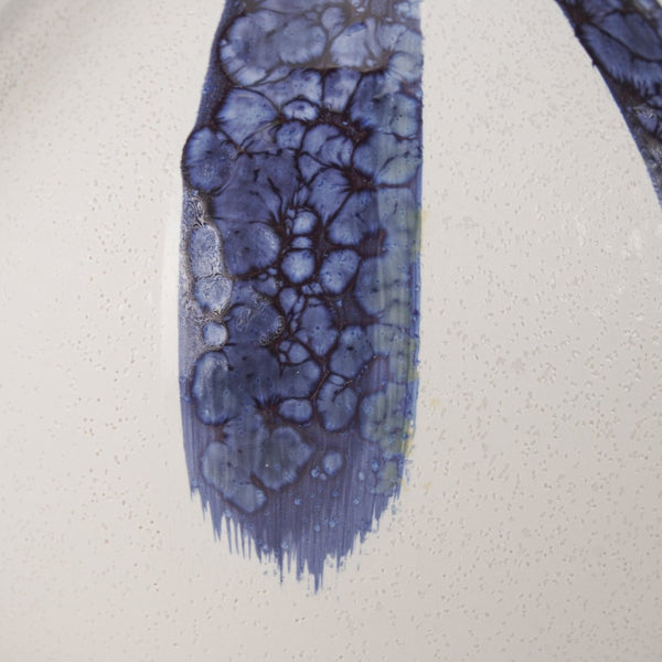 Mercana Truett Elegant Jug Vase with Striking Translucent Stripes for Modern Home Décor and Floral Arrangements 70976