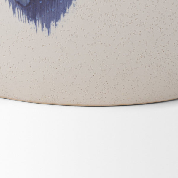 Mercana Truett Elegant Jug Vase with Striking Translucent Stripes for Modern Home Décor and Floral Arrangements 70976