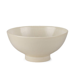 Mercana Tyren Decorative Bowl for Serving and Display – Elegant Minimalist Design with Smooth Glaze Finish Cream | Ceramic | Round 70977