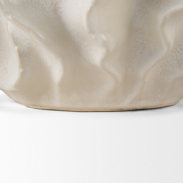 Mercana Vahn Sculptural Decorative Bowl - Elegant Organic Design for Centerpiece, Serving, or Floral Arrangements 70983