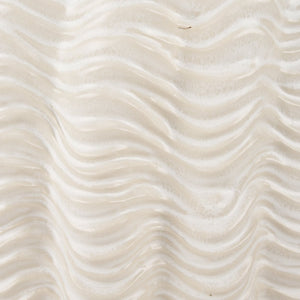 Mercana Velia Seashell-Inspired Sculptural Vase for Coastal Elegance - Perfect for Floral and Decorative Displays Cream | Ceramic | Short 70987