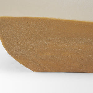 Mercana Vania Sculptural Off-White Vase with Tan Base – Elegant Accent for Floral Arrangements & Décor Two Toned | Ceramic | Wide 70990