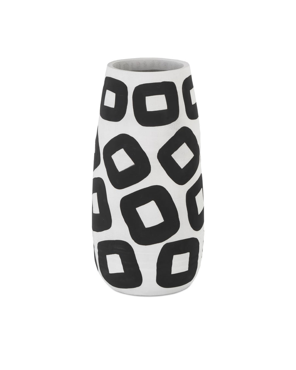 Pagliacci Black & White Vase