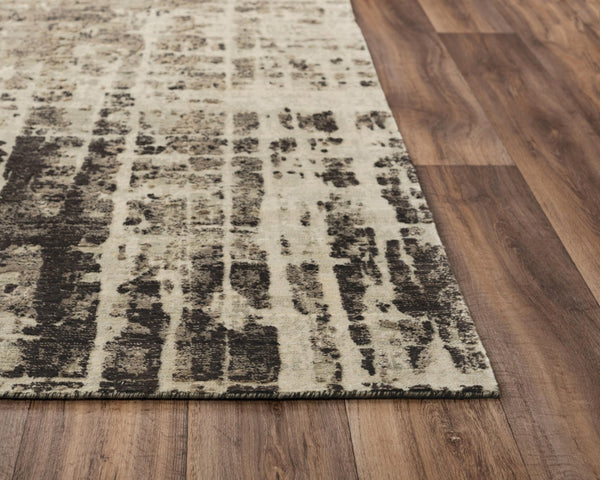 Alora Decor Alure Hand-Finished Green Rectangle Rug With Wool-Tencel Blend, Subtle Sheen & Textured Abstract Design 9' x 12' 00900910400300912
