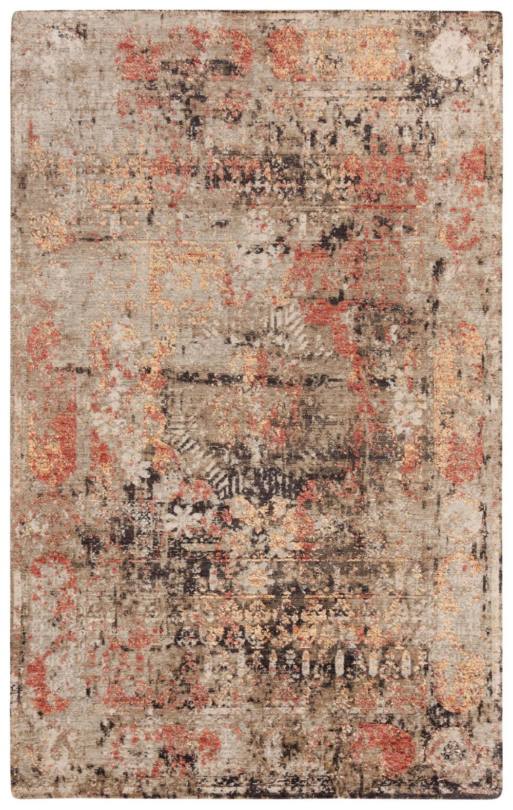 Alora Decor Alure Wool-Tencel Abstract Area Rug With Hand-Sheared Finish, Serged Edges, Plush Durability And Color Depth 5' x 8' 00900910600300508