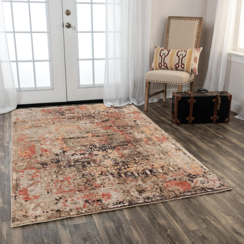 Alora Decor Alure Wool-Tencel Abstract Area Rug With Hand-Sheared Finish, Serged Edges, Plush Durability And Color Depth 5' x 8' 00900910600300508
