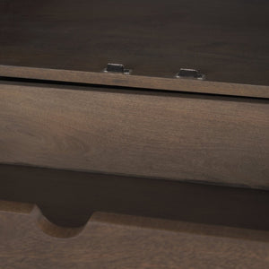 Mercana Wallen Solid Mango Wood Curio Cabinet for Elegant Storage and Display in Living and Dining Spaces 71008