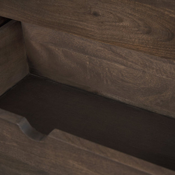 Mercana Wallen Timeless Solid Mango Wood 3 Drawer Accent Cabinet for Elegant Storage in Any Room 71009