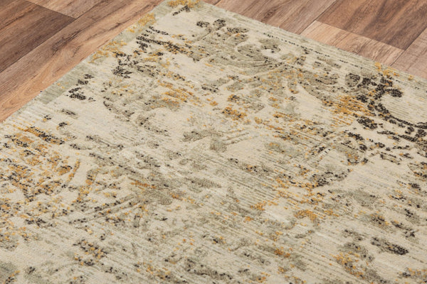 Alora Decor Alure Beige Abstract Rug With Hand-Sheared Wool Blend, Subtle Sheen, Transitional Warmth And Texture 8' x 10' 00900910800040810