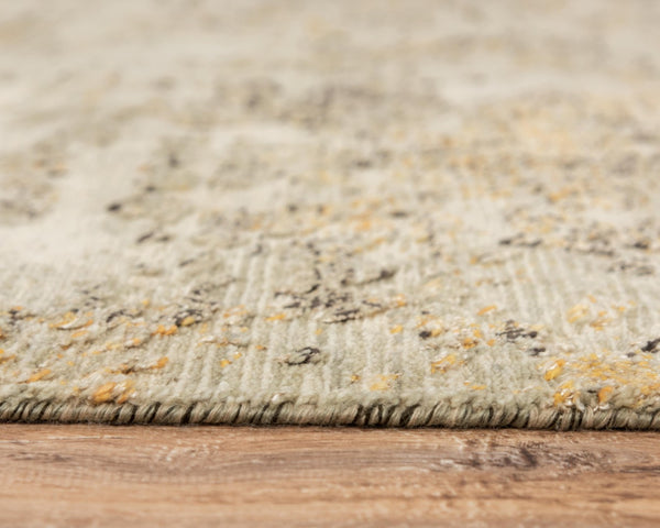 Alora Decor Alure Beige Abstract Rug With Hand-Sheared Wool Blend, Subtle Sheen, Transitional Warmth And Texture 8' x 10' 00900910800040810