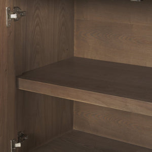 Mercana Varenna Elegant Sideboard with Rope-Style Handles for Stylish Storage in Dining & Entryway Spaces 71012