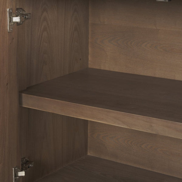 Mercana Varenna Elegant Sideboard with Rope-Style Handles for Stylish Storage in Dining & Entryway Spaces 71012