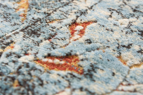 Alora Decor Alure Luxurious Blue Transitional Rug With New Zealand Wool & Tencel Sheen, Hand-Finished Elegance 10' x 13' 00900911000090113