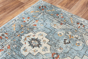 Alora Decor Alure Luxurious Blue Transitional Rug With New Zealand Wool & Tencel Sheen, Hand-Finished Elegance 10' x 13' 00900911000090113