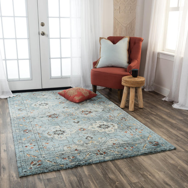 Alora Decor Alure Luxurious Blue Transitional Rug With New Zealand Wool & Tencel Sheen, Hand-Finished Elegance 10' x 13' 00900911000090113
