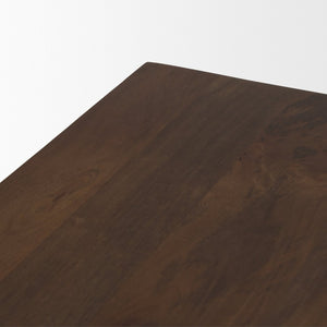 Mercana Wolcott Rectangular Solid Mango Wood Bench for Entryways, Dining, or Bedroom Accent Furniture 71019