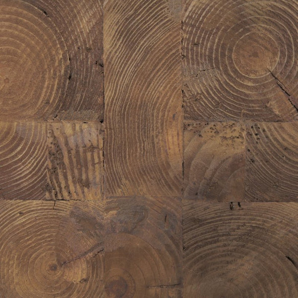 Mercana Waylen Rustic Wood Accent Stool - Handcrafted Natural Charm for Farmhouse and Eclectic Decor 71020