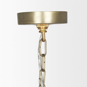 Mercana Rudlin Industrial Copper Chandelier - Vintage-Style Lighting Fixture for Dining Rooms & Entryways 65298