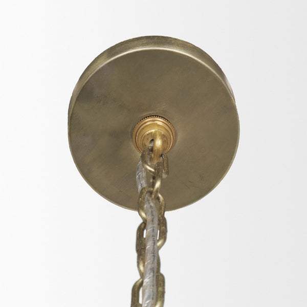 Mercana Rudlin Industrial Copper Chandelier - Vintage-Style Lighting Fixture for Dining Rooms & Entryways 65298