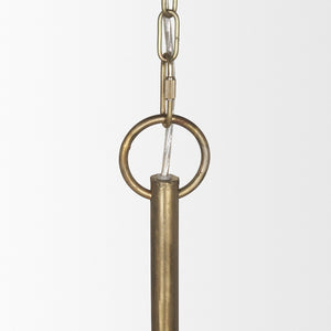 Mercana Rudlin Industrial Copper Chandelier - Vintage-Style Lighting Fixture for Dining Rooms & Entryways 65298