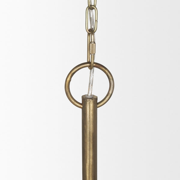 Mercana Rudlin Industrial Copper Chandelier - Vintage-Style Lighting Fixture for Dining Rooms & Entryways 65298