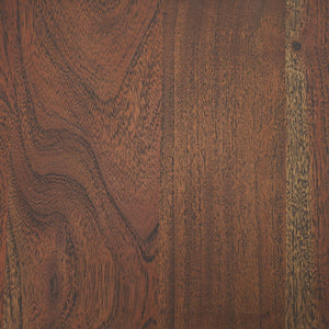 Mercana Sonel Foyer Table - Sculptural Acacia Wood Pedestal with Geometric Elegance for Modern Spaces Medium Dark Brown | Wood 70848-AB