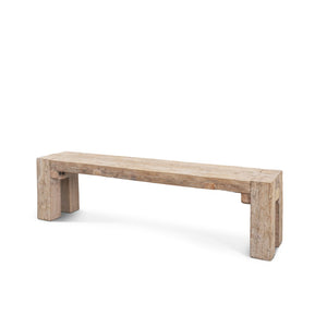 Mercana McArthur Handcrafted Rustic Bench for Entryways and Living Spaces with Timeless Charm and Durability 71035