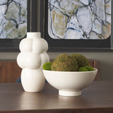 Mercana Ulvi Cream Glazed Bubble Ceramic Vase 70974