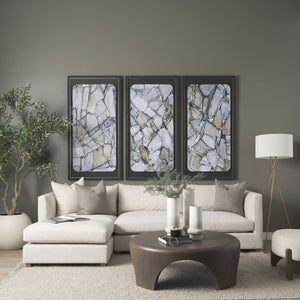 Mercana Halston Small Ottoman - Stylish Comfort with Performance Fabric for Modern Living Spaces, Easy Care Oatmeal | Right Arm 70482