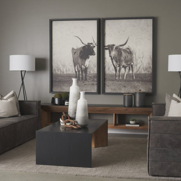 Mercana Tabor Natural Wood Waterwall Media Console – Rustic Meets Modern Elegance for Your Living Room 70894