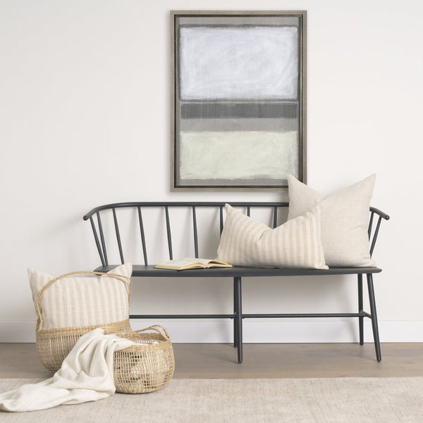 Mercana Nova Woven Round Baskets with Long Handles - Stylish Storage for Home Décor and Organization 69592