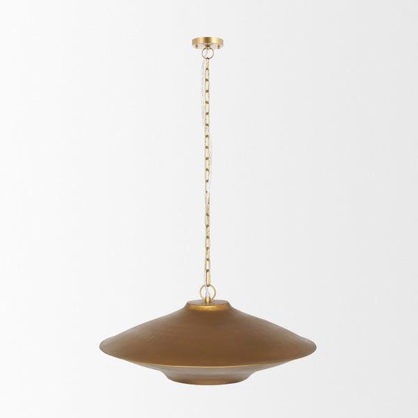 Mercana Titus Modern Minimalist Disc Pendant Light - Adjustable Height for Versatile Ambient Lighting 70913