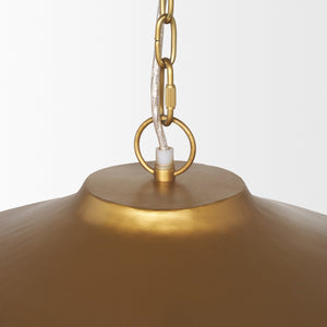 Mercana Titus Modern Minimalist Disc Pendant Light - Adjustable Height for Versatile Ambient Lighting 70913