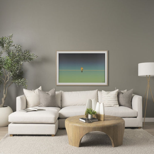 Mercana Vania Sculptural Off-White Vase with Tan Base – Elegant Accent for Floral Arrangements & Décor Two Toned | Ceramic | Tall 70972