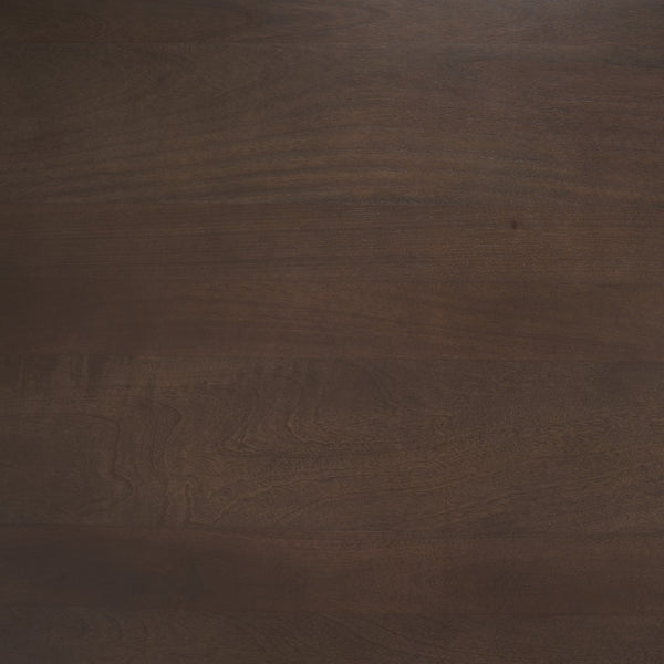 Mercana Wesson Coffee Table - Modern Solid Mango Wood Design for Contemporary and Rustic Living Spaces Dark Brown Wood 71039