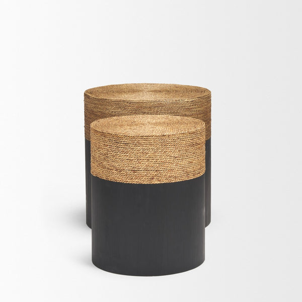 Mercana Wenopa Modern Accent Tables with Natural Texture for Stylish Living Spaces and Versatile Use 71048