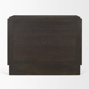 Mercana Wagner Accent Cabinet - Elegant Solid Wood Storage with Arched Design for Stylish Home Organization 71040