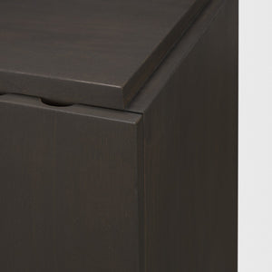 Mercana Wagner Accent Cabinet - Elegant Solid Wood Storage with Arched Design for Stylish Home Organization 71040