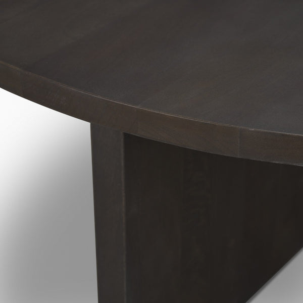 Mercana Tarro Solid Mango Wood Coffee Table with Unique Triangle Legs - Modern Centerpiece for Any Room 71006