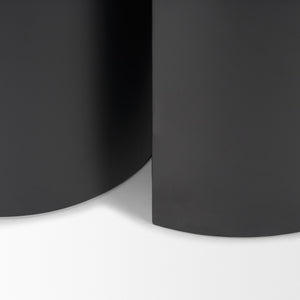 Mercana Varden Contemporary Nesting Accent Tables with Sculptural Design for Stylish Living Spaces 71054