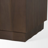 Mercana Swanson Dark Brown Wooden Scalloped Sideboard Dark Brown | Wood Solid Wood 71007